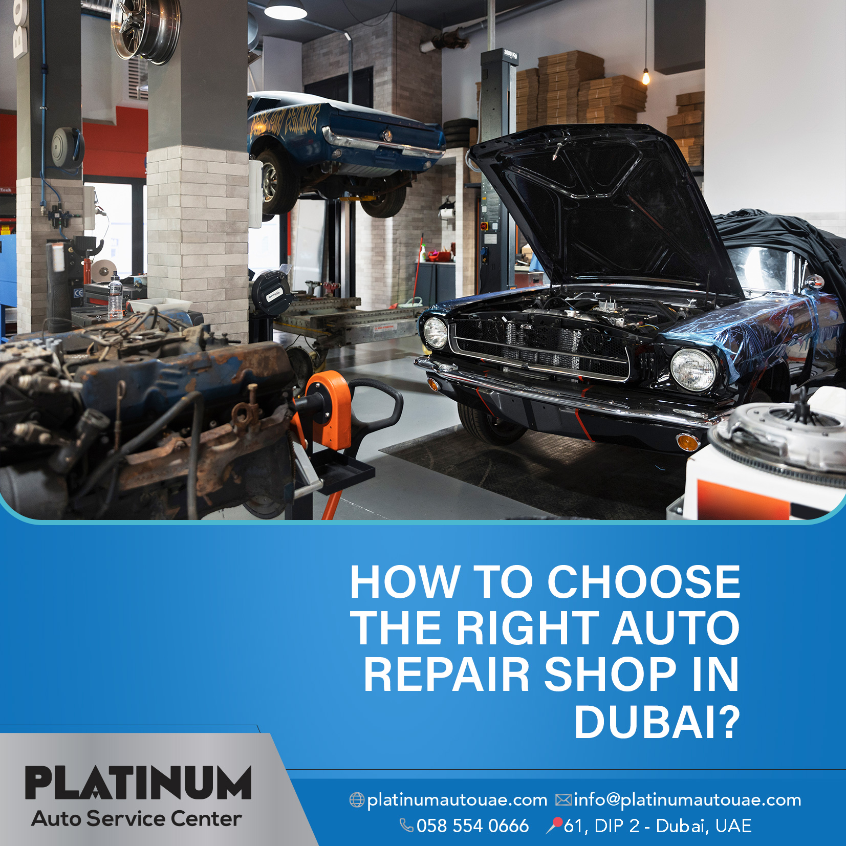 Auto garage in Dubai